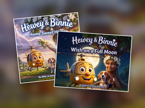 Hewey & Binnie Books 2 and 3: Home Sweet Home and Wish on a Full Moon