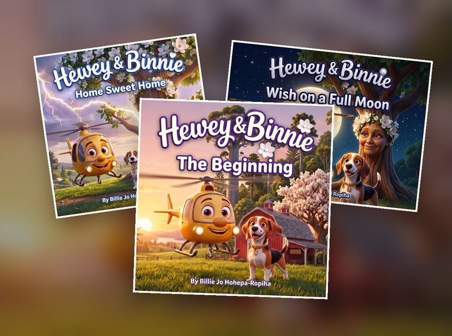 The Hewey & Binnie 3-book set: The Beginning, Home Sweet Home and Wish on a Full Moon
